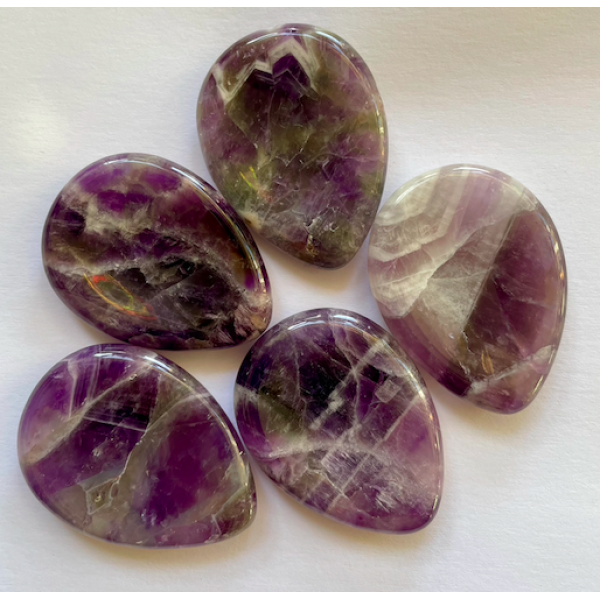 Worry Stone (thumb stone) Amethyst